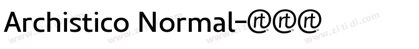 Archistico Normal字体转换
